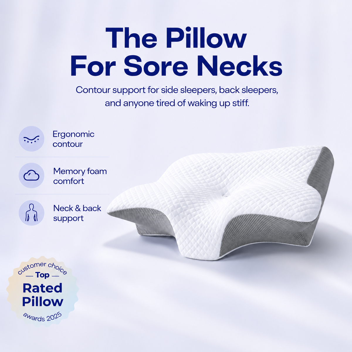 Velune™ Contour Relief Pillow